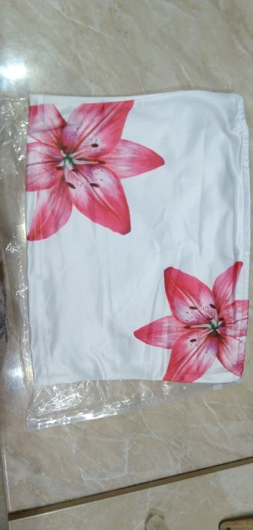 Women's Floral Print Strapless Bandeau Tube Top photo review