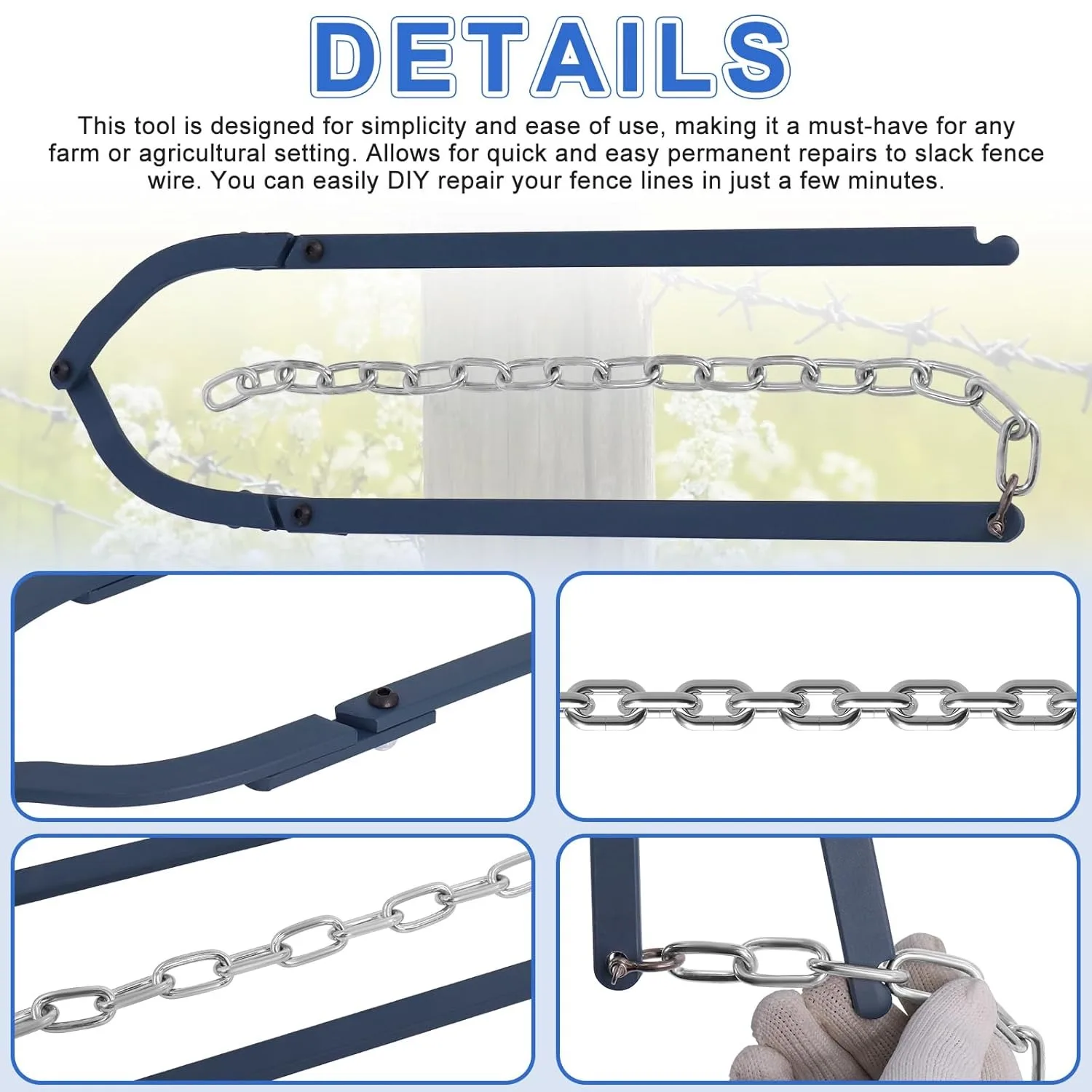 Chain Link Fence Repair Wire: The Essential Tool for Durable, Long-Lasting  Fence Restoration