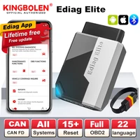 KINGBOLEN Ediag Elite OBD2 Scanner Bluetooth, Bi-Directional Control Scanner All System Diagnostic Tool for iOS & Android, 15+ H 1