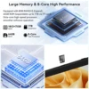 A10 Tablet Android 14 10 Inch Tablets 10GB RAM 64GB ROM 1TB Expand Widevine L1 5000MAH Battery Dual Camera WiFi6 Face Unlock 2