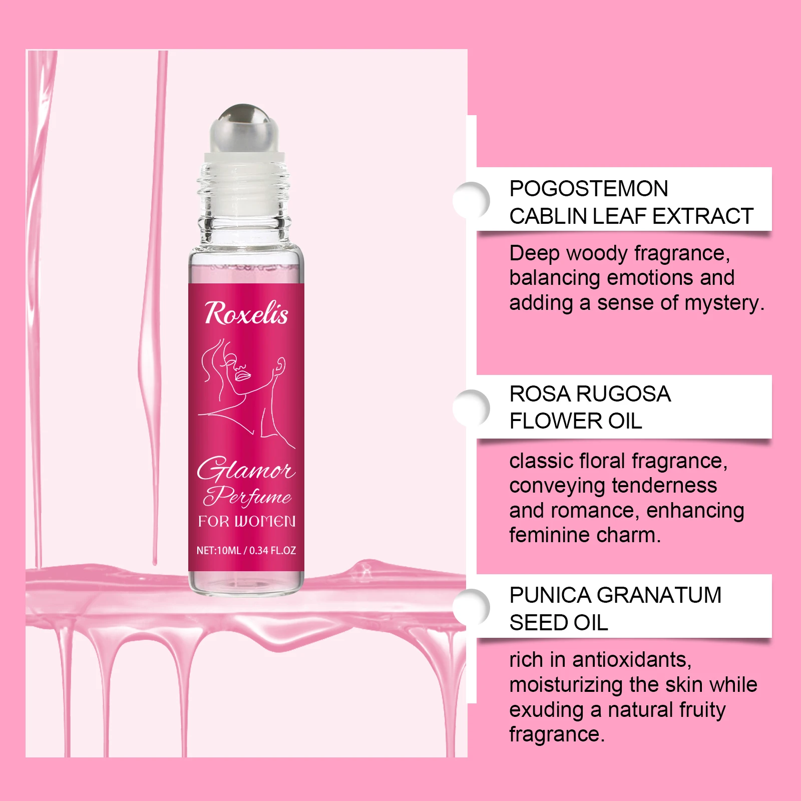 Roxelis Roll-on Parfüm Für Damen Süßer Duft Charmanter Geruch_voghion.com