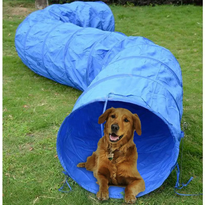 

Pet Training Tunnel Obstacle Interactive Dog Agility Training Equipment Outdoor Games Runway Oxford Cloth Nail Bag Tent Pet Toy