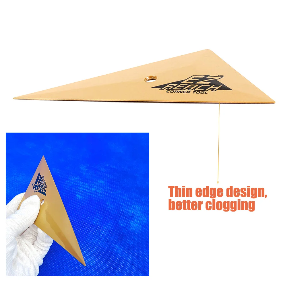 TOFAR Soft Triangle Go Corner Squeegee Vinyl Car Wrap Window Tinting Scraper Carbon Film Edge Installation Tucking Tool 5pcs