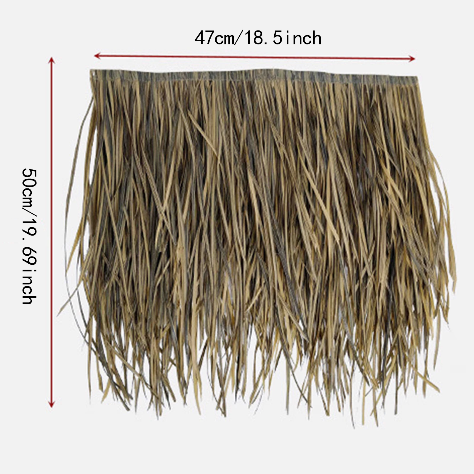 Artificial Thatch Roofing for Outdoor Garden Patio - Straw Roof Simulation Panel