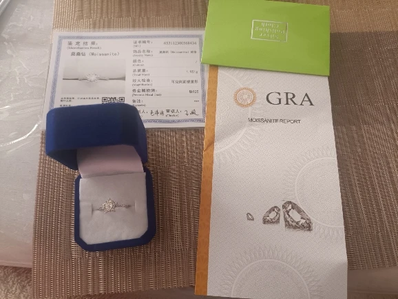 Ädelstensring för kvinnor smycken förlovningsring för bröllop äkta 925 silver roséguld pläterad födelsedagspresent photo review