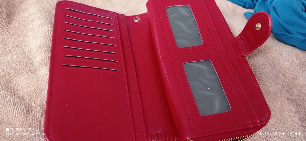 Hot Sale Women Wallet Leather Clutch photo review