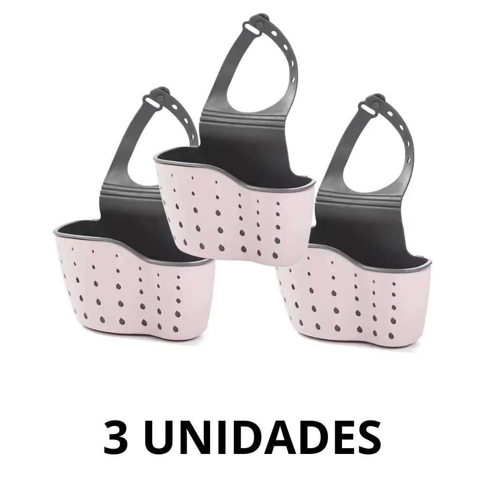 Kit 3 Com Cestas de Drenagem Dupla Camada Multifuncionais Lavagem De Vegetais e Frutas – Eficiência Prático e Organizado 14