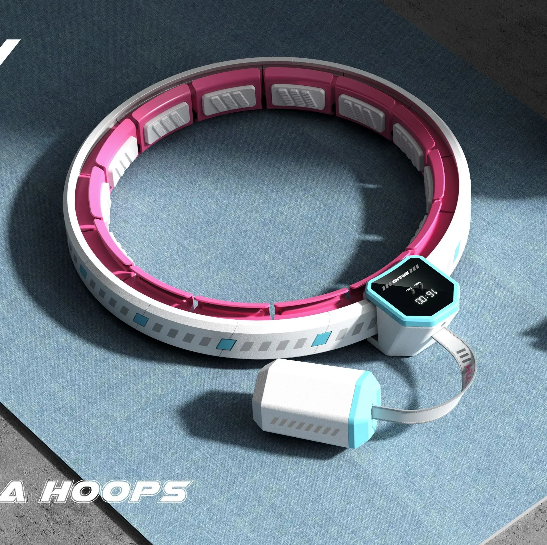 AdjustableSmartSportHulasWithMassageCountingFitnessThinWaist