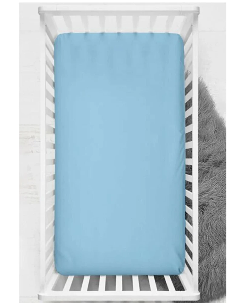 Drap de Lit 140 Biologique pour Bébé, en Jersey Simple, Coton Peigné, artificiel astique, Enveloppe le Matelas, 70-100% cm