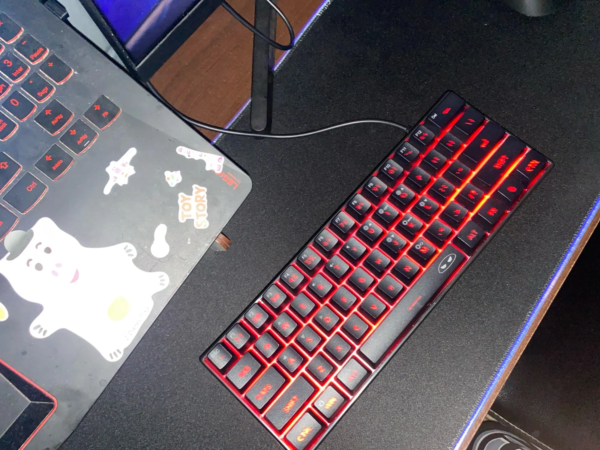 MageGee 61-Key RGB Backlit Compact Gaming Keyboard photo review