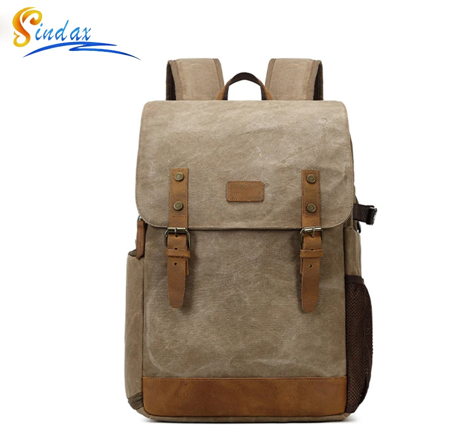 

Multi-function Anti-theft DSLR Camera Bag Backpack Waterproof Canvas Shoulder Photography Bag for Canon Nikon Fit 15.4 in Laptop