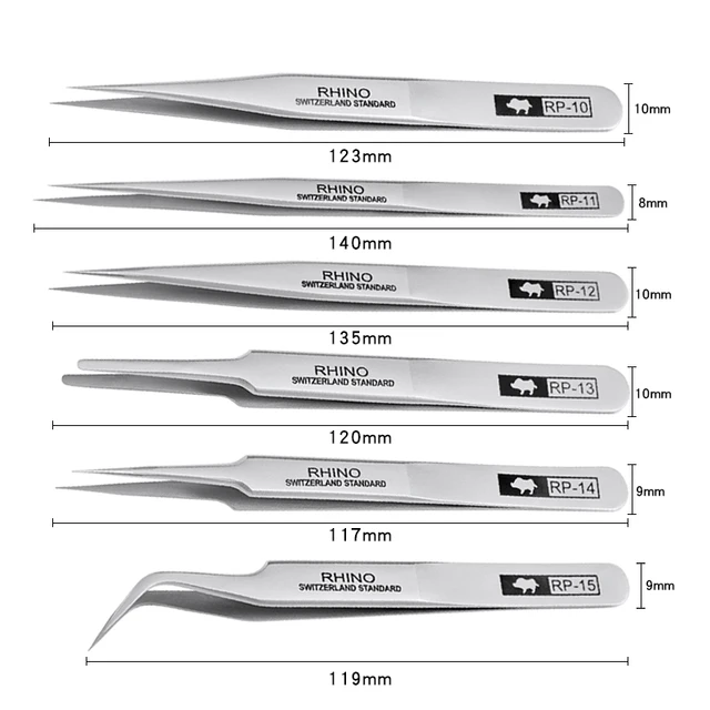 Precision Stainless Steel Tweezers for Electronics 2