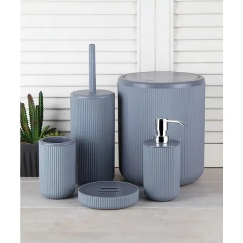 

Perotti 5 Acrylic Bathroom Set (Gray)