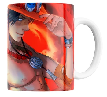 Кружка rock'n'rolla/Аниме ВАН ПИС Портгас Д. Эйс/Anime ONE PIECE Portas D. Ace/КР158553/330 мл