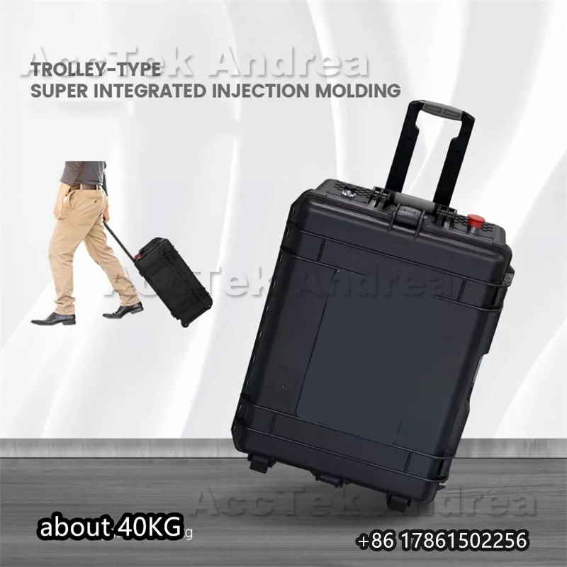 Portable Suitcase 500W Laser Source Handheld Pulse Laser Cleaning Machine Air-Cooled for Metal Rust Removal