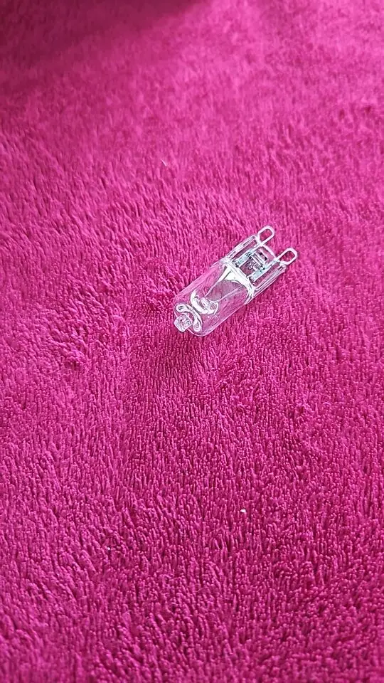 10pcs/lot G9 220-240V 25W 40W 60W Portable Warm White Halogen Bulb Light Lamp 3000-3500K Globe 230V Capsule Clear Bulbs photo review