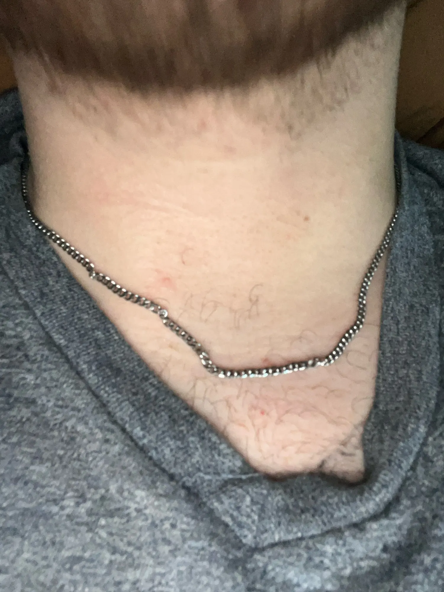 Corrente cubana Vnox unisex, aço inoxidável photo review