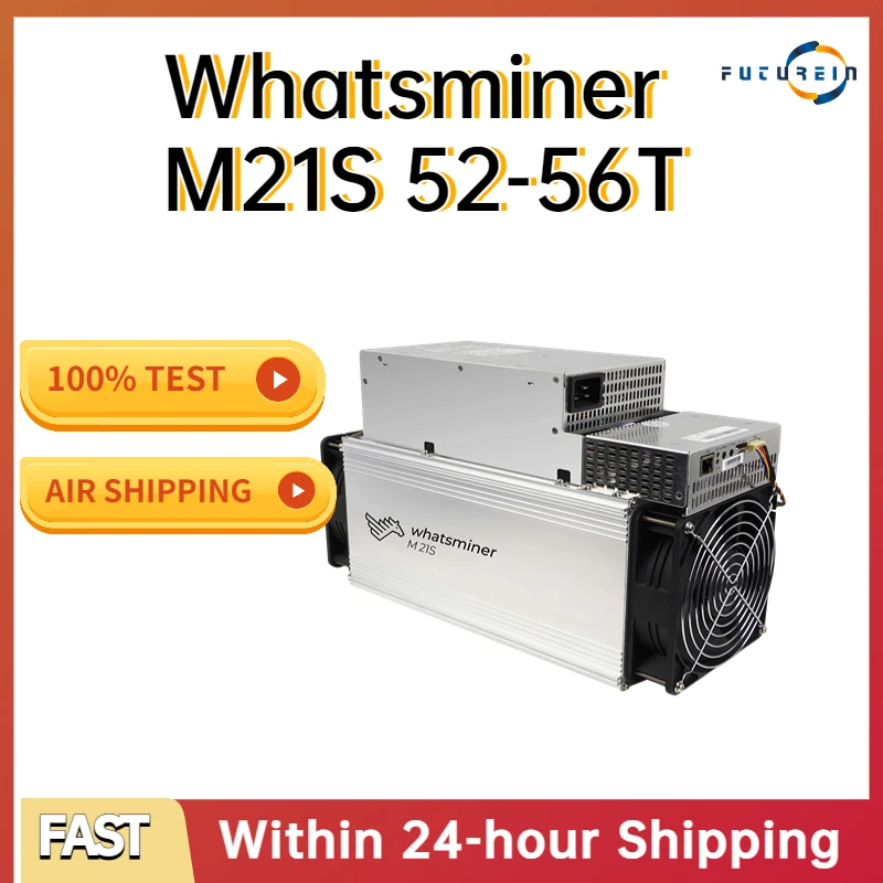 Usato Whatsminer M21S 54T 52T 56T 60W Bitcoin Mining Machine Crypto Btc Asic Miner