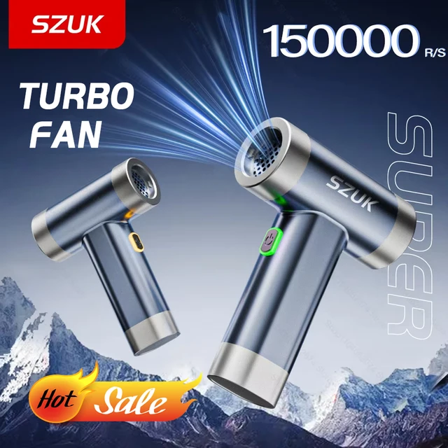150000RPM Turbofan Air Blower Mini Turbo Jet Fan Brushless Motor Handheld Duct Fan Portable Charging Cleaning Car Vacuum Cleaner 1