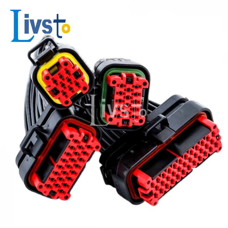 Tyco Amp 8/14/23/35 Pin Automotive Ecu Epec 2024 Pcb Plug Impermeabile Auto Wire Harness Connector 776286-1 776273-1 770680-1