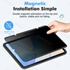 Privacy Screen Protector For iPad Pro 11 12.9 13 2024 10th Gen Air 4 5 For iPad 7th 8th 9th Mini 6 Magnet Removable Matte Film 3