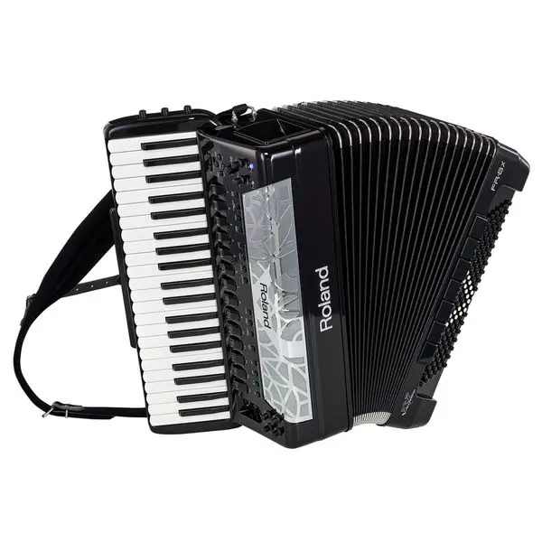 Discount New Deal Roland V Accordion FR 8X Black Electronic