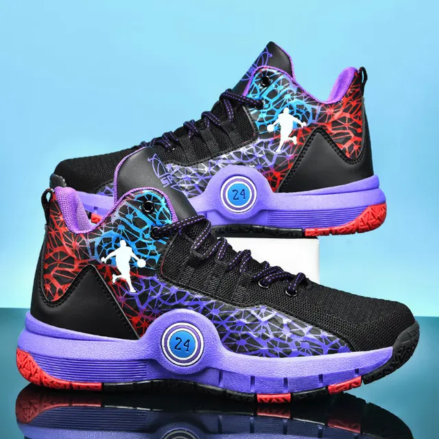 Free shipping 2022 NEW Unisex Red Sneakers for Men Mesh Sports Trainers Running Shoes Summer Male Women  35-47 Size Breathable 803-No.24 Purple