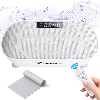 MERACH Vibration Plate Exercise Machine Whole Body Workout Power Vibrate Fitness Platform Vibration Plate Weight Loss & Shaping 1