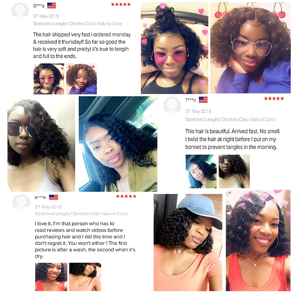 Рисунок 6 - FABHAIR, человеческие волосы с глубокой волной