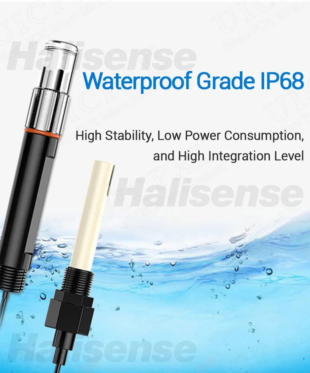 PH EC 2 in 1 Water Quality Detector RS485 Modbus transmitter Industrial Sewage