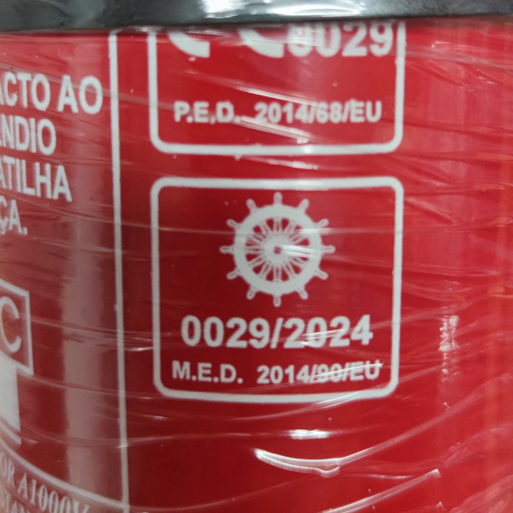 1 Kg efficienza 5A-34B-C o 2 Kg efficienza estintore 13A-89B-C auto barca casa estintore con calibro e staffa marcatura e prodotto CE