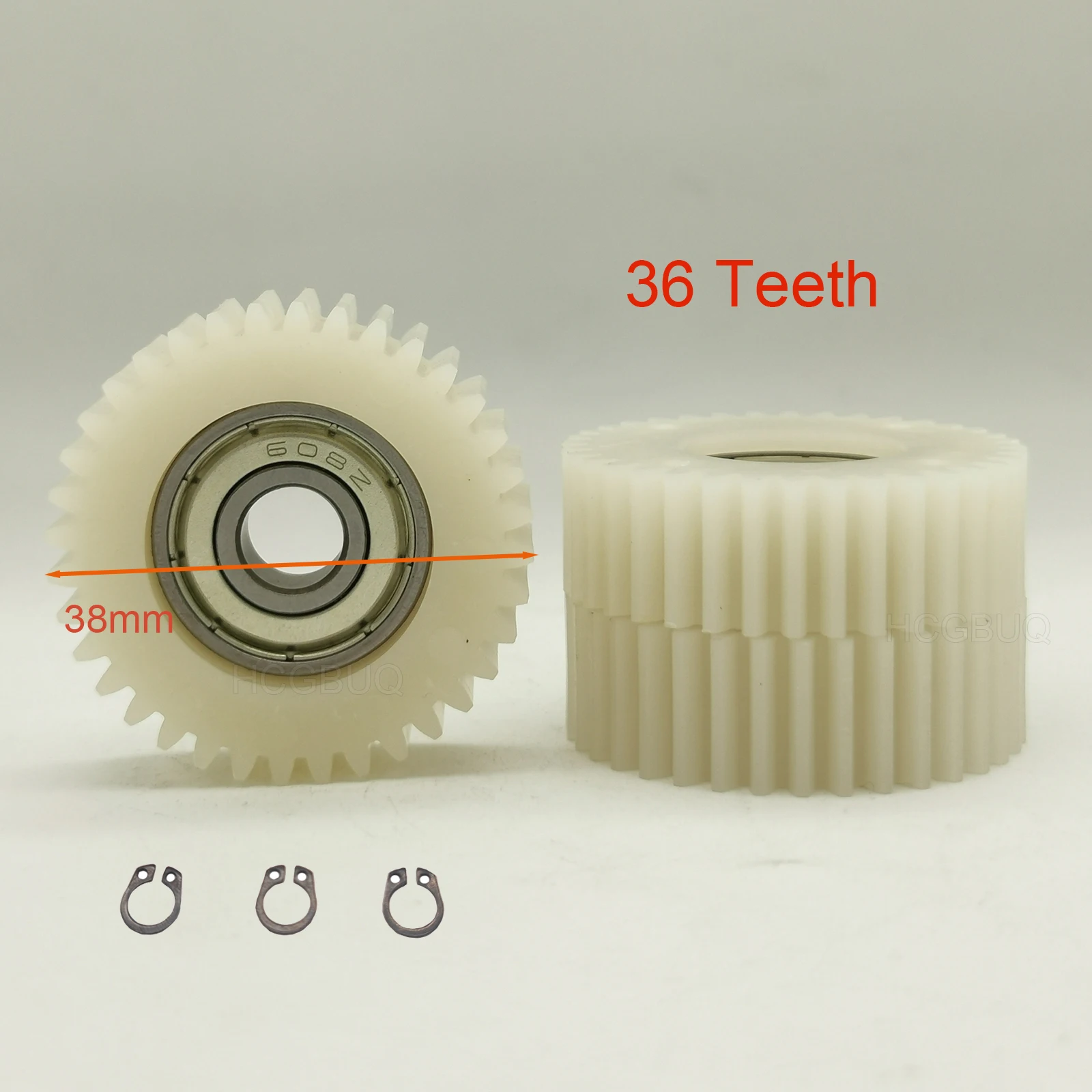 Bafang 모터 전자 자전거 전기 자동차 나일론 기어 부품 용 70mm 오른쪽 콘센트 클러치가있는 전기 자전거 36T 38mm 유성 기어