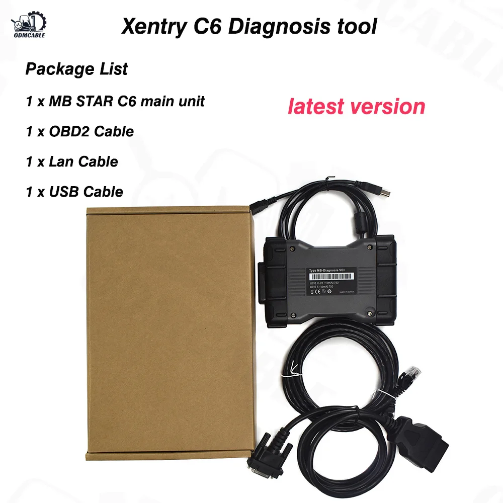 

V2023 for MB Star Doip C6 Diagnosis VCI Mutiplexer SD Connect Xentry SSD for Benz Cars Bus PK C4 C5 M6 Diagnostic Tool