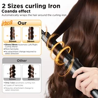 5 en 1 Air Styler Bigoudi Automatique Sèche-Cheveux Outil de Coiffure à Ions Négatifs Coanda Technology Brosse Volumisante Lisseur pour Tous Les Types de Cheveux Cadeau pour Femme 4