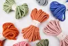 9mm x 10M Chunky Braided Cord  Pure Cotton Cord Thick Macrame Cord for Jewelry Making & Knot, Hand Knitting Cord 1