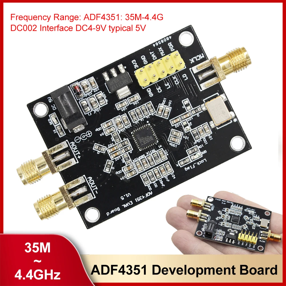 Scheda di sviluppo ADF4351 35M-4.4GHz PLL modulo generatore di segnale RF sorgente PLL sintetizzatore di frequenza ad anello bloccato a fase