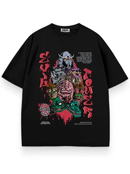 Bizarre Graffiti Printed American Short Sleeve 1