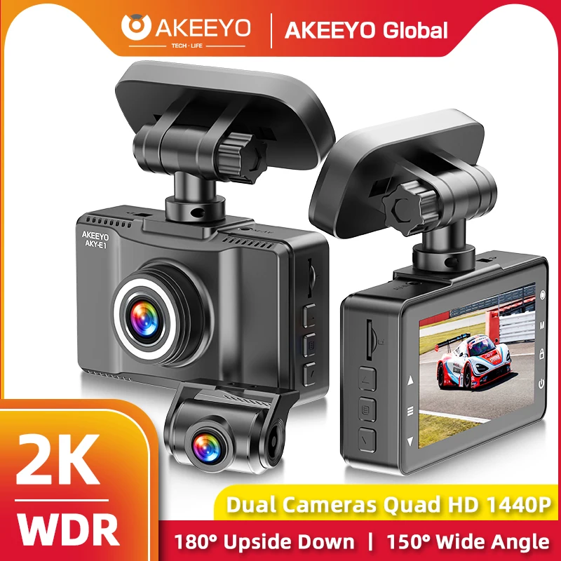 Dashcam Voiture Rétroviseur, 11.88 Pouces Rétroviseur Écran Tactile Miroir  Dashcam Caméra de Recul 1080P Caméra de Voiture Monitor au Stationnement  24h 2K Dashcam Voiture