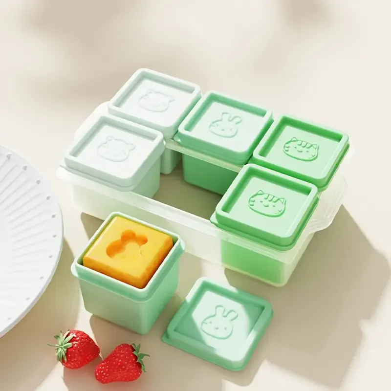 Reusable Silicone Food Storage Container Set with Lids - Perfect for Meal Prep and Versatile Home & Outdoor Use (6-Pack)
