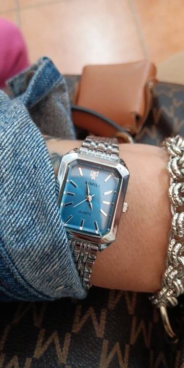 Women's 32mm Square Quartz Watch photo review