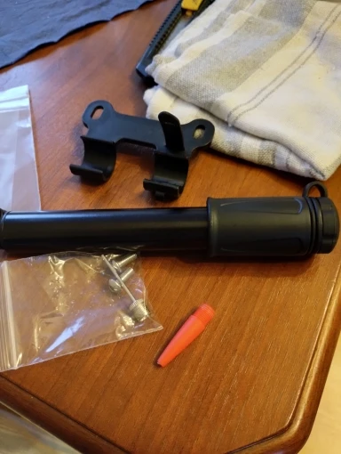 Mini Bike Pump 100 PSI Aluminum Alloy Dual Valve for MTB/Schrader/Presta photo review