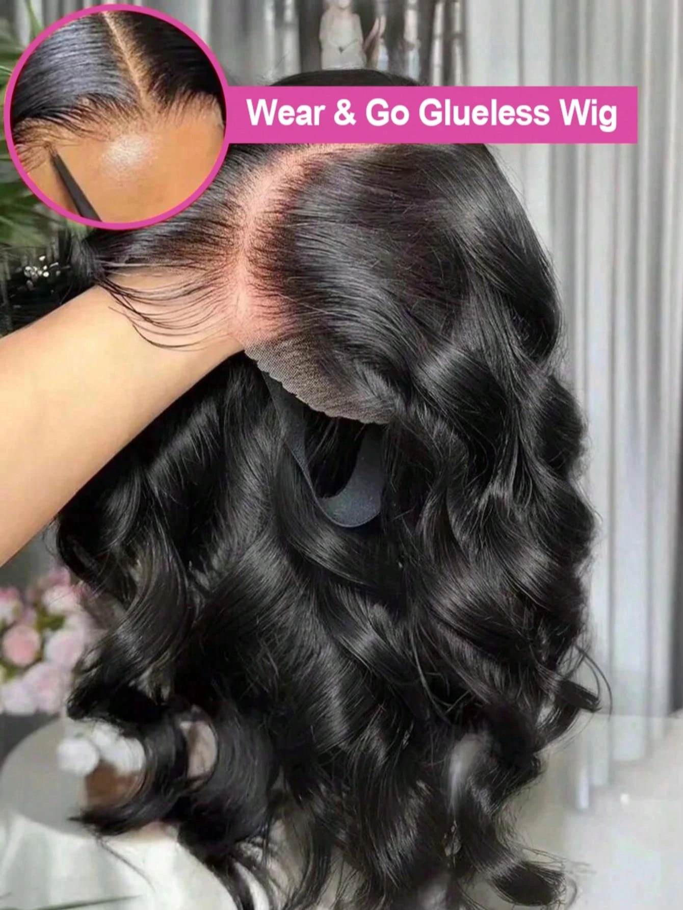 باروكة شعر بشري بتموج طبيعي بكثافة 250 مع دانتيل أمامي شفاف عالي الدقة 13×4 و13×6 بطول 40-42 بوصة مع إغلاق 5×5 مسبقة النتف