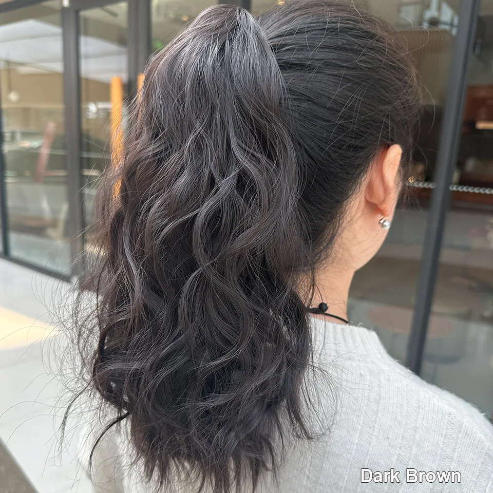 طويل مجعد الماء مخلب في ذيل حصان وصلات شعر مقاومة...