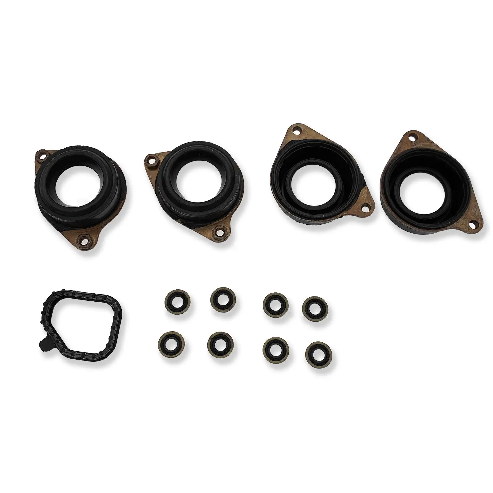 Valve Cover Gasket Set For Honda & Acura 2.4L K24 Engine (2013-2020 ILX, TLX) - Includes Spark Plug Seals & Grommets