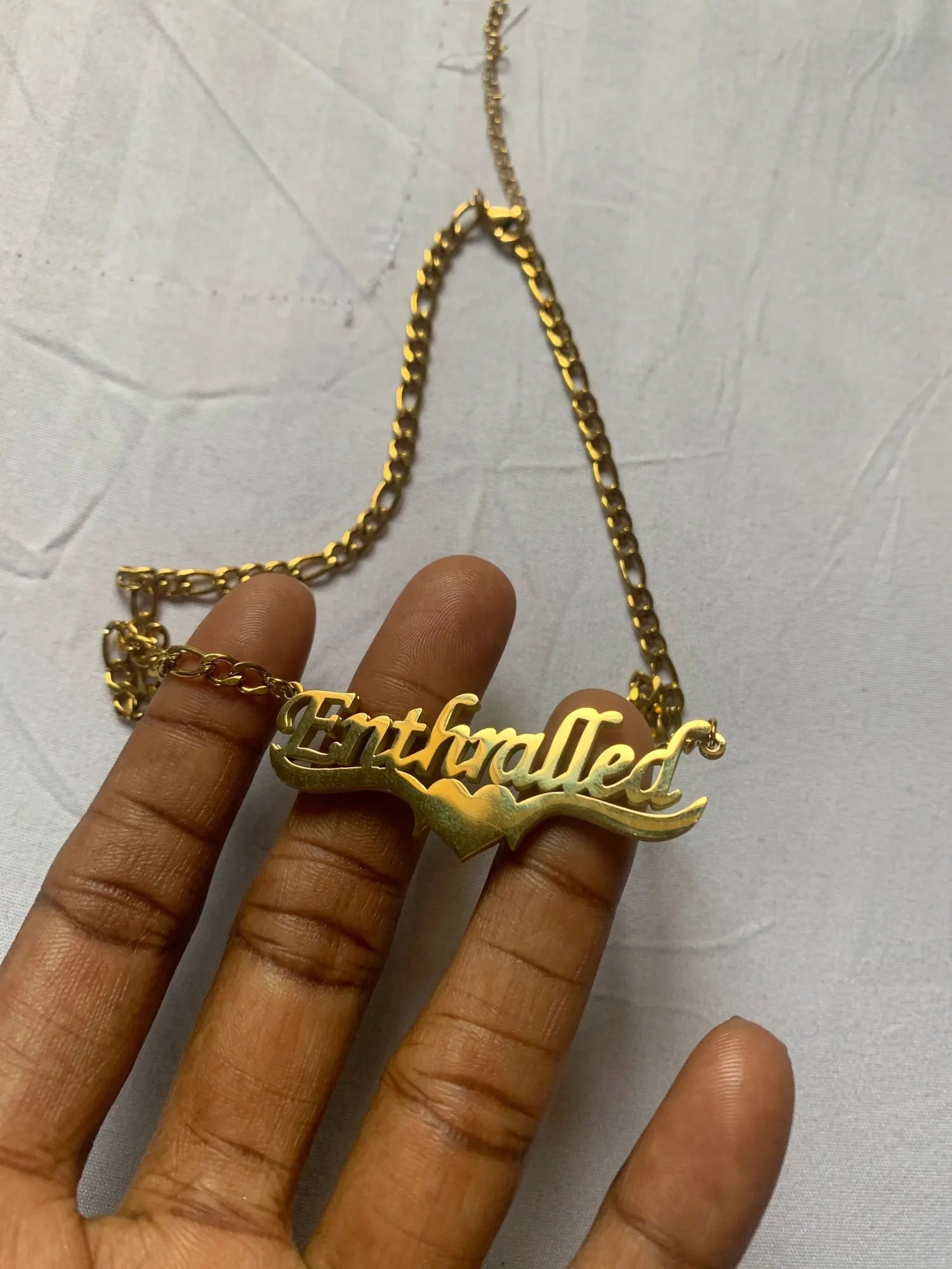 Atoztide Customized Name Hip Hop Letter 