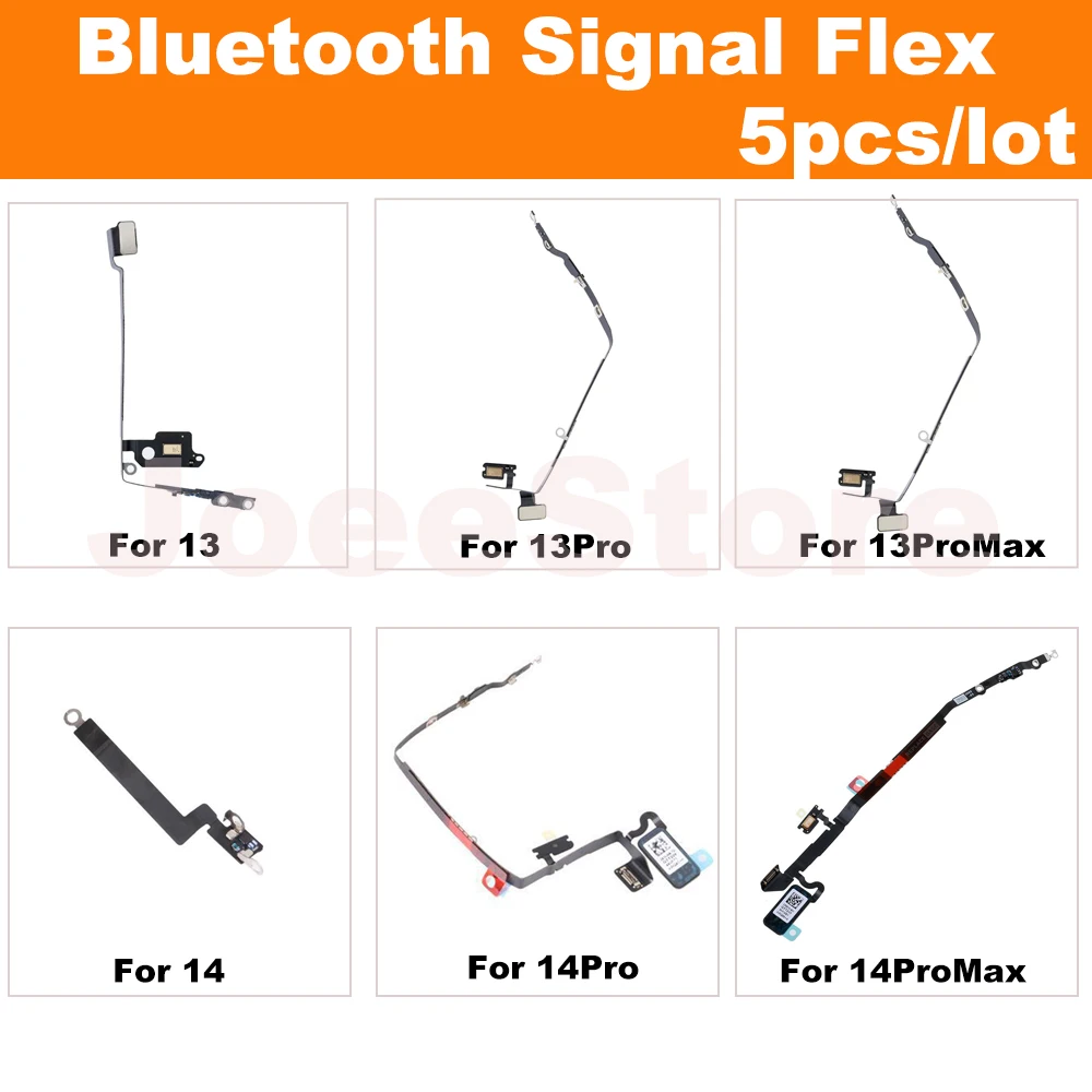 

Гибкий кабель для сигнала Bluetooth для IPhone 11 12 13 14 Pro Max Plus, модуль приемника мини-сигнальной антенны, ленточный аксессуар для ремонта, 5 шт.