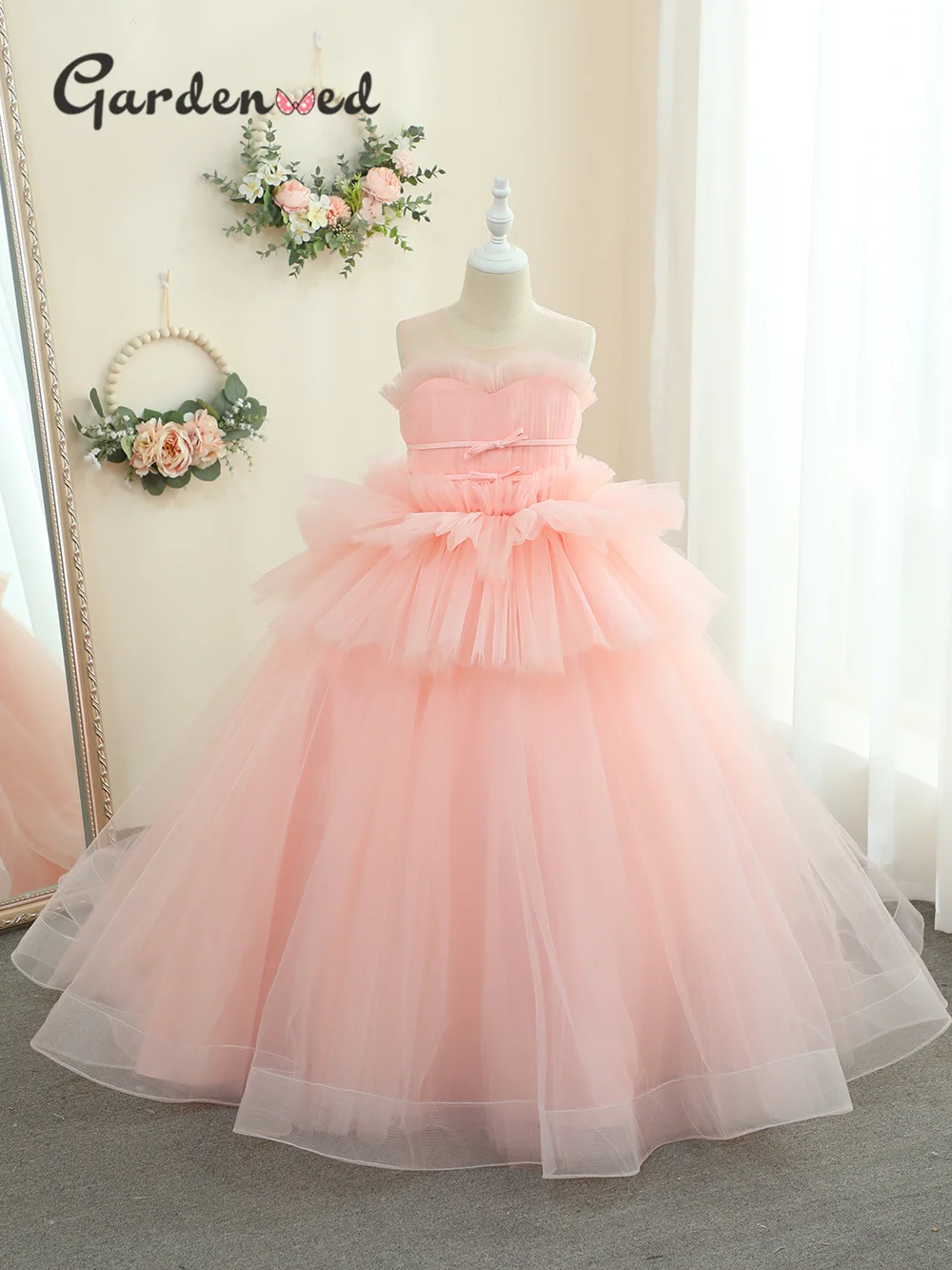 Girls Dresses Cute Purple Baby Princess Girls Dress Appliques Pageant Ball  Gowns African Child Dress For Wedding First Communion Po Shoot 231021 From  63,05 € | DHgate