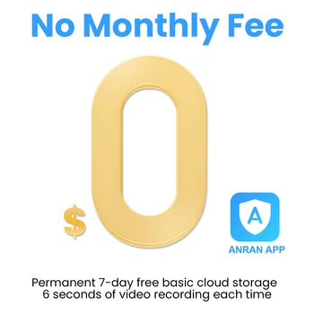 ANRAN 2/3/4 PCS Outdoor Wireless WIFI Camera 2.4G 3MP Battery Solar Security Camera Floodlight Color Night Vision Local Alarm 2