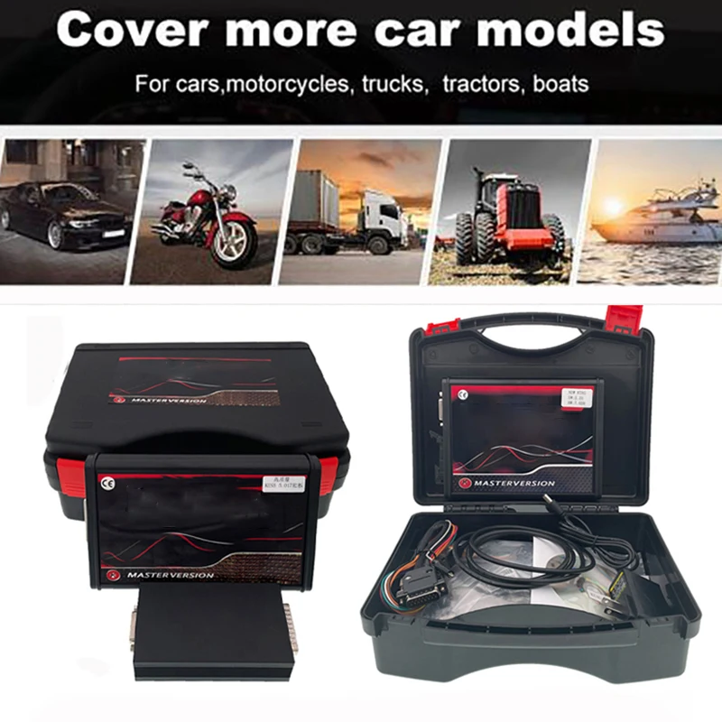 Kess Ktag ECU Chip Tuning Tool KESS V5.017 2.80 KTAG 7.020 2.25 4 LED Unlimited Online Ksuit V2 ECU Programmer with Toolbox