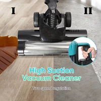 Aspirateur à main sans fil sans brosse 3800W, 16000PA avec lumière LED, crevasse de filtration à 5 couches pour différents sols 6